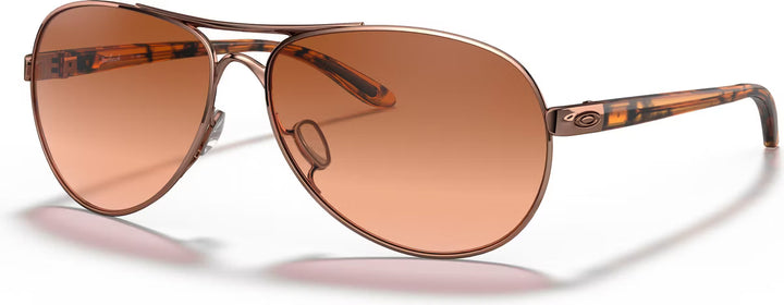 Oakley Feedback - Rose Gold - VR50 Brown Gradient