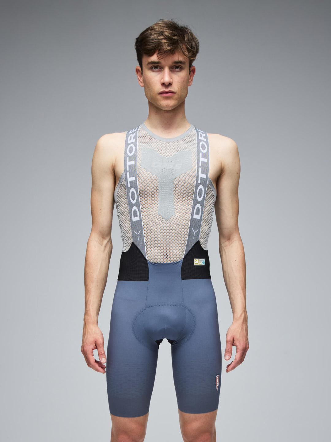 Q36.5 Dottore Klima Trägerhose Schotter Grau