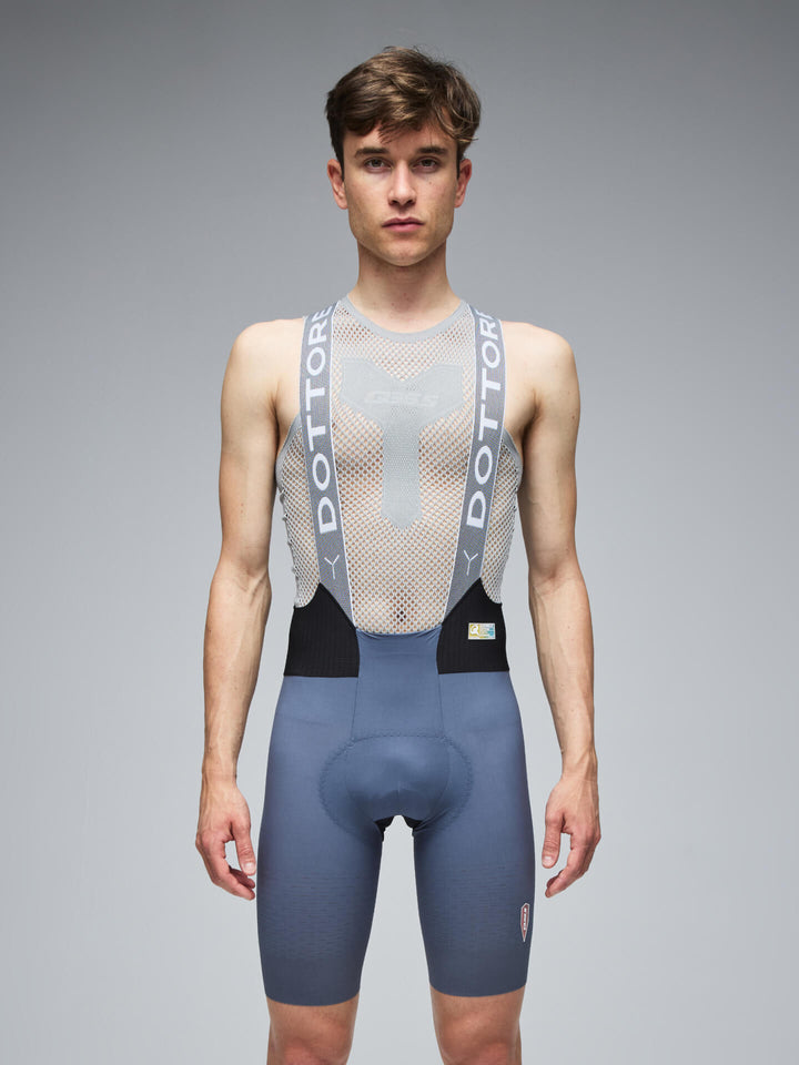 Q36.5 Dottore Klima Trägerhose Schotter Grau