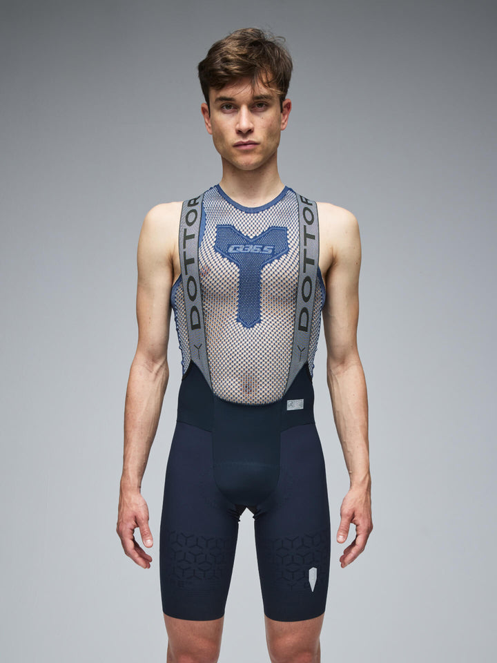 Q36.5 Dottore Pro Bib Shorts - Nautica Blue