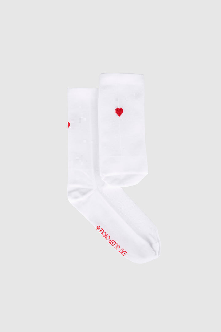 Mitjons amb logotip de cor Love Eat Sleep Cycle