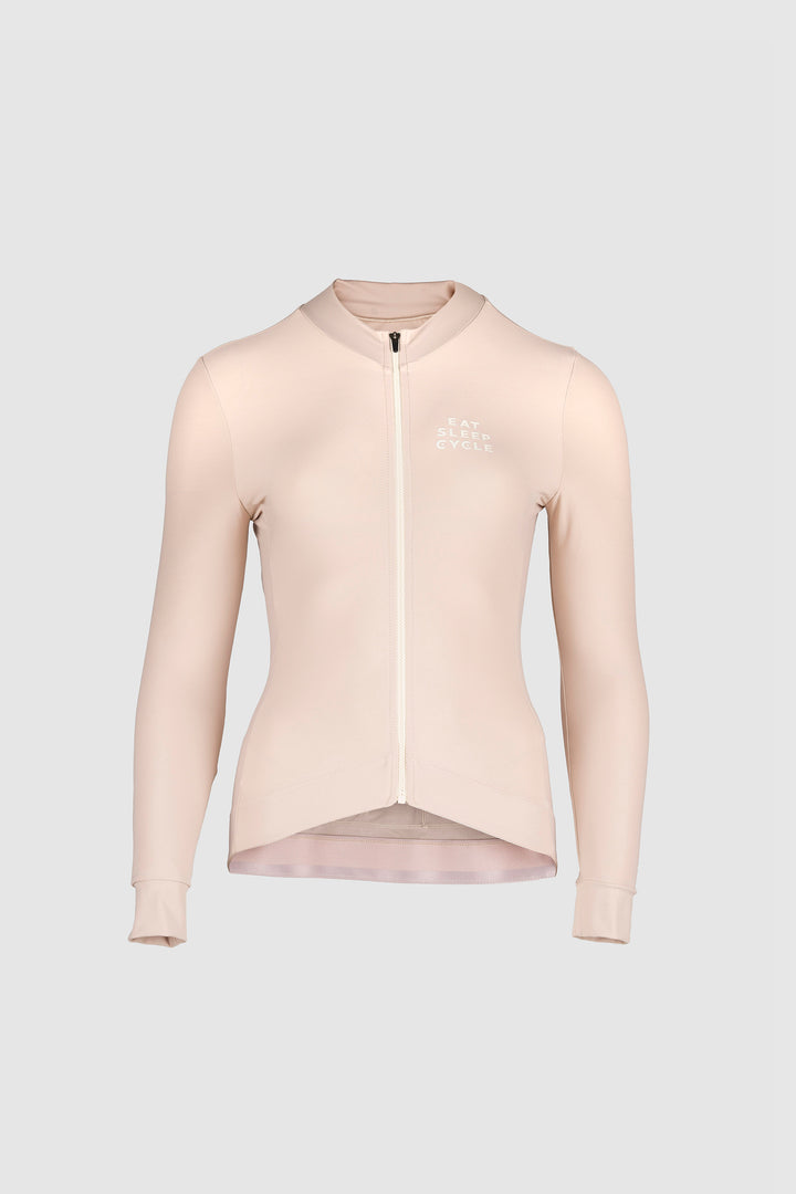 Eat Sleep Cycle Womens Long Sleeve Jersey - Borotalco