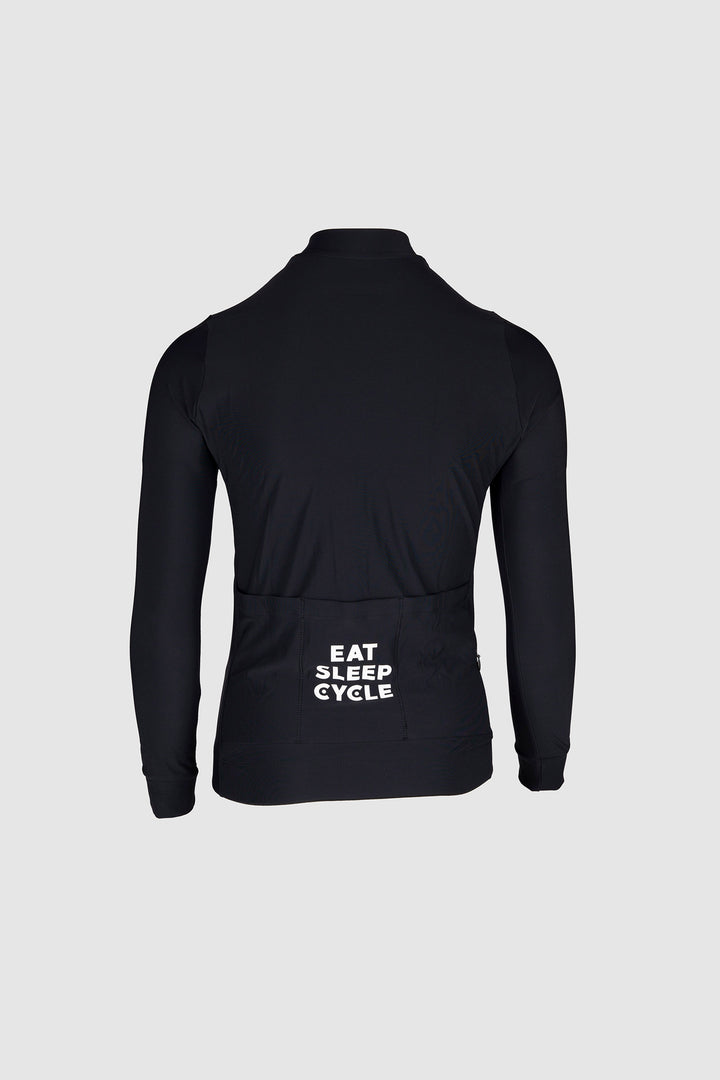Eat Sleep Cycle Women Long Sleeve Jersey - Nero