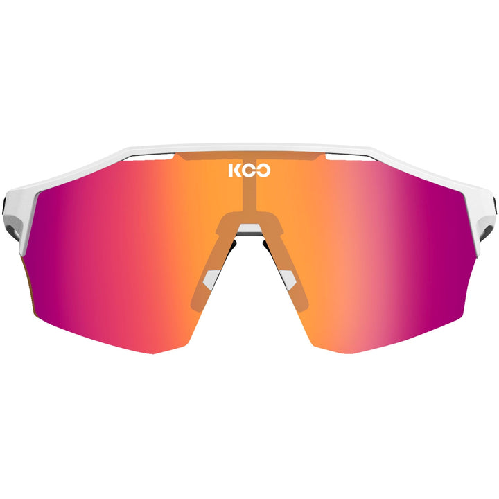 KOO ALIBI White Matt | Photocromic Fuchsia Mirror