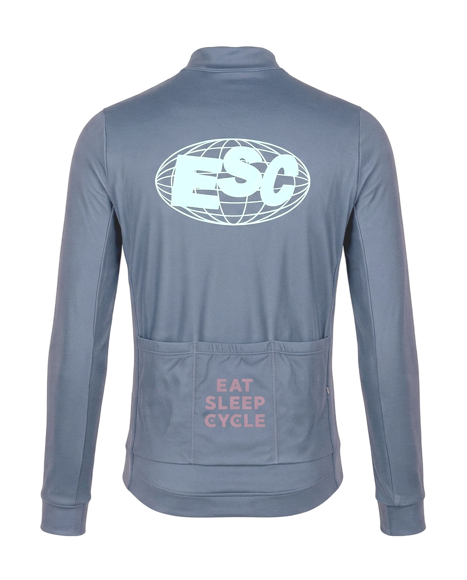 Maglia termica a manica lunga ESC - Blu petrolio