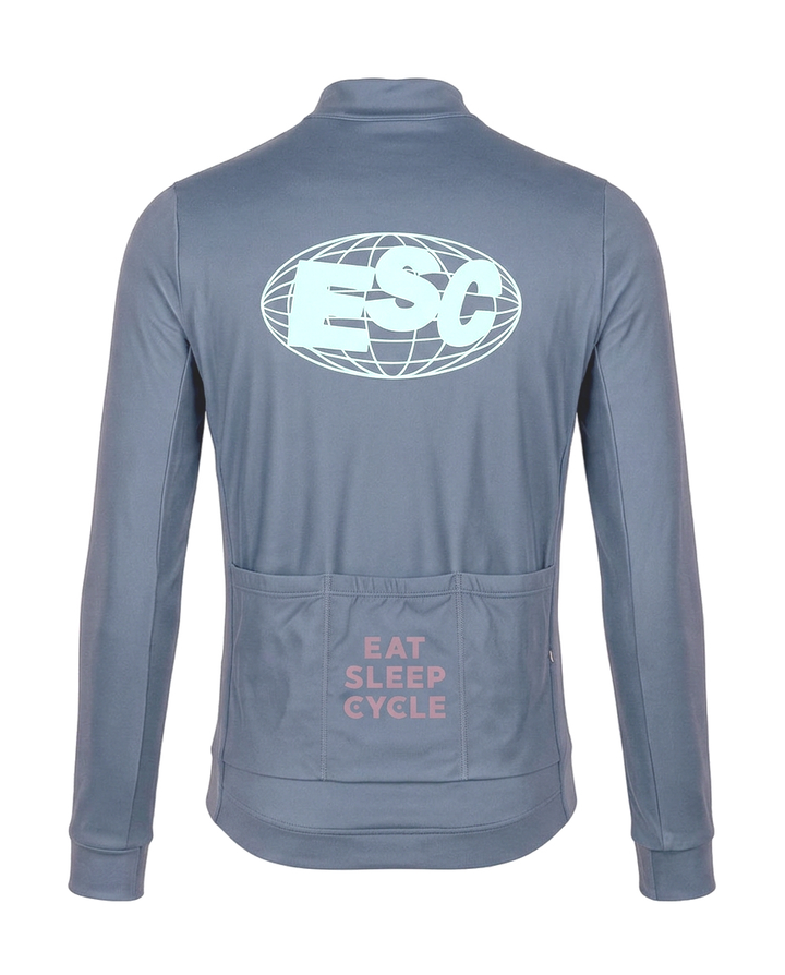 Maglia termica a manica lunga ESC - Blu petrolio