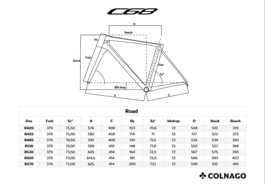 Colnago C68 (Shimano Ultegra Di2) Ex-Rental 2025 Size 550