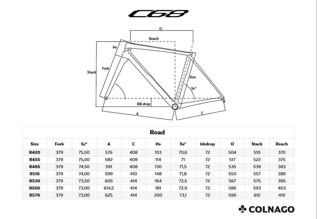 Colnago C68 (Shimano Ultegra Di2) Ex-Rental 2025 Talla 455