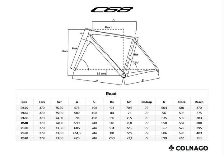 Colnago C68 (Shimano Ultegra Di2) Ex-Rental 2025 Talla 455