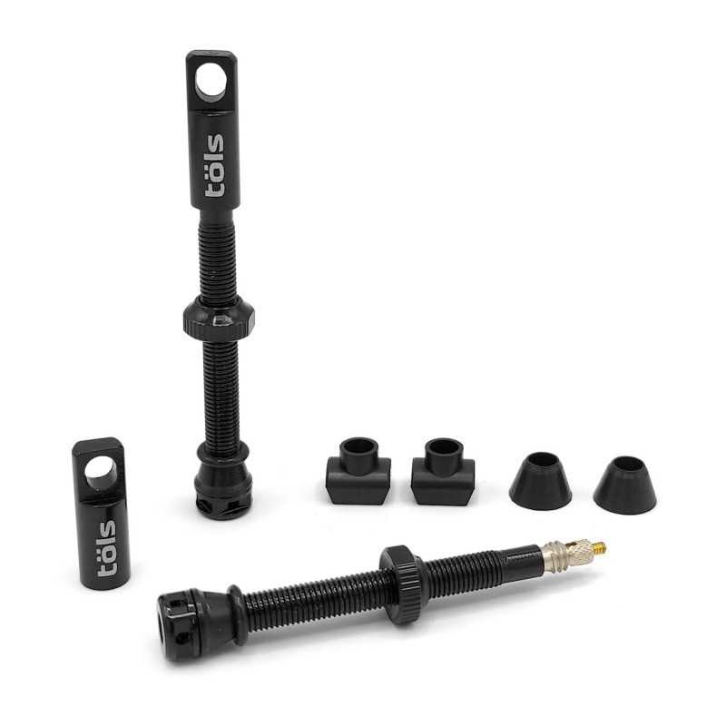 Töls Tubeless Aluminium Presta Valves Kit 60mm