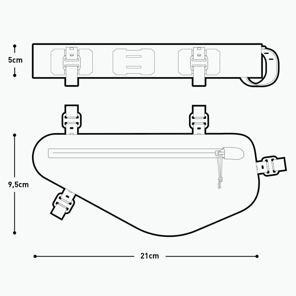 EVOC Multi frame Pack WP 0,7L