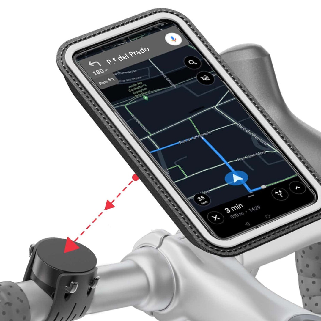 Funda y soporte magnético Shapeheart para bicicleta