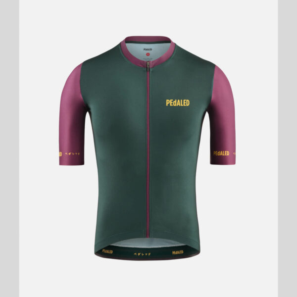Maillot PEdALED Logo Verde Oscuro