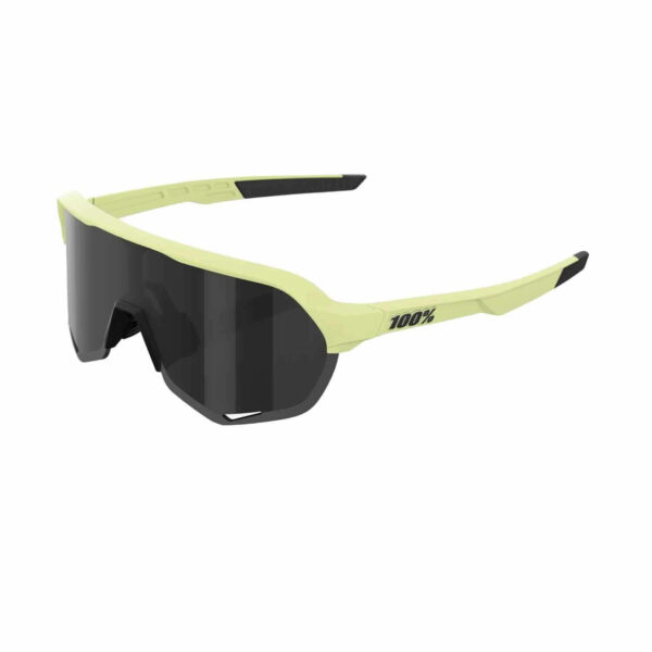 100 Sunglasses S2 Soft Tact Glow Black Mirror Lens 1 1