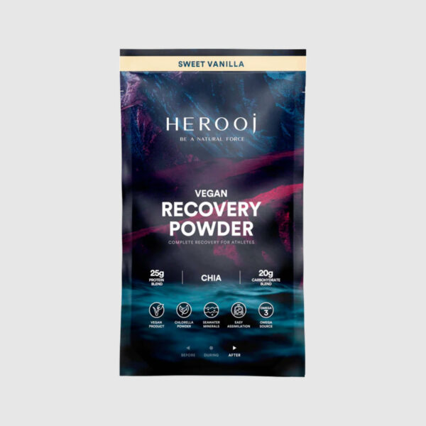 Herooj Vegan Recovery Powder 60g Sweet Vanilla 1