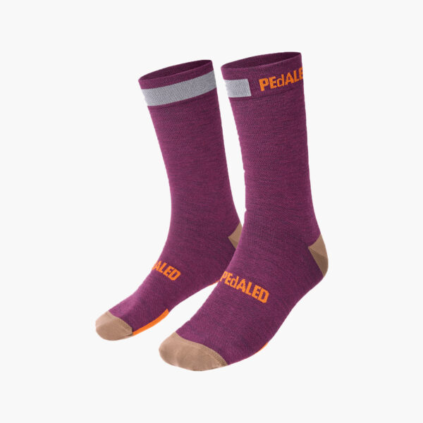 PEdALED Odyssey Reflective Socks Purple