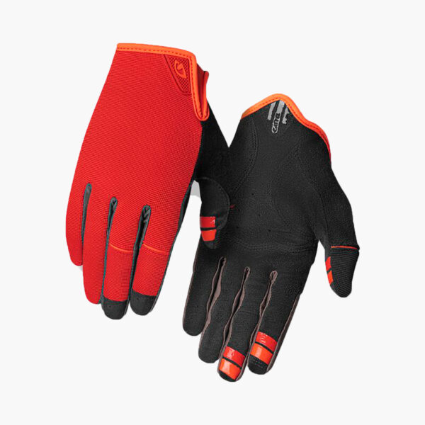 Giro DND Long Fingers Gloves Red Orange