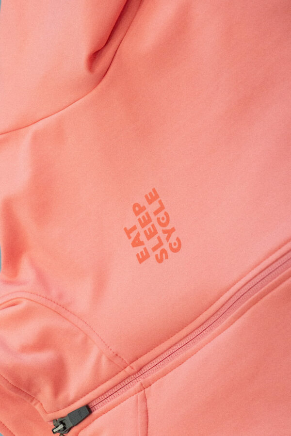 Eat Sleep Cycle Winter Jacket Pink 2
