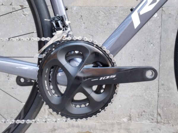 Ridley Fenix Disc Shimano 105 Road Bike 2023 Ex Demo Size M Arctic Grey7 scaled