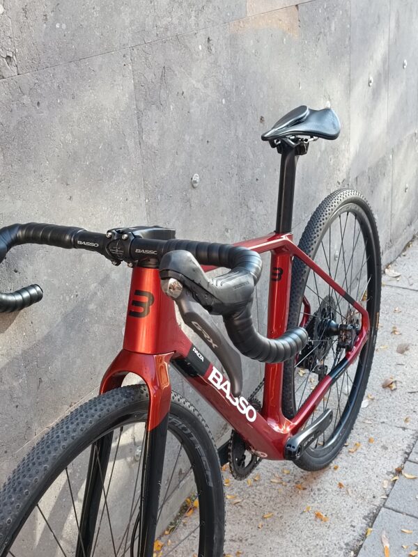 Basso Palta II Shimano GRX 800 1x11 RE38 Gravel Bike Ex Demo Candy Red S 1 10 2 scaled