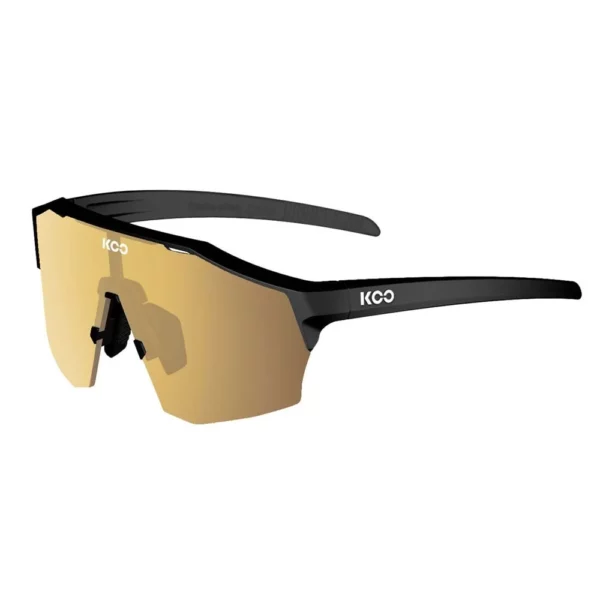 KOO Cycling Glasses Alibi Black Matt Gold Mirror