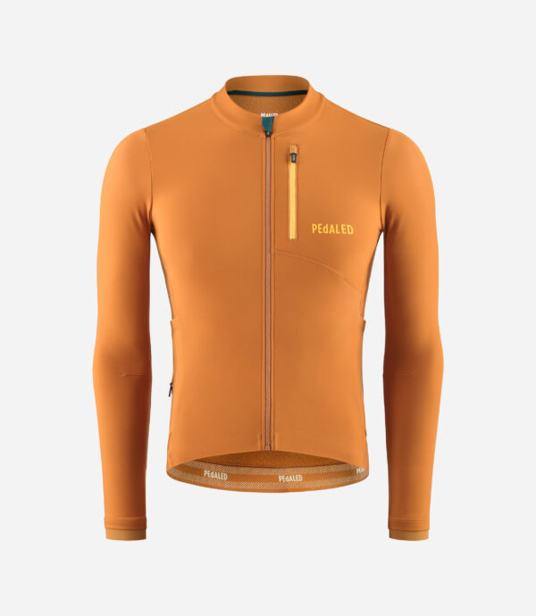 PEdALED Odyssey Longsleeve Jersey Brown 1 scaled