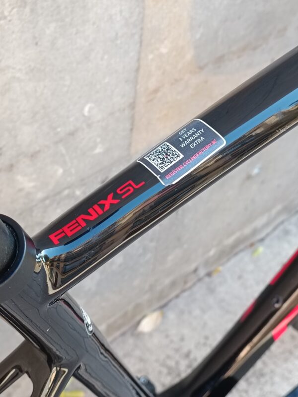 Ridley Fenix SL Disc Road Bike Shimano 105 2023 Ex Demo 57 cm Black 7 1 scaled
