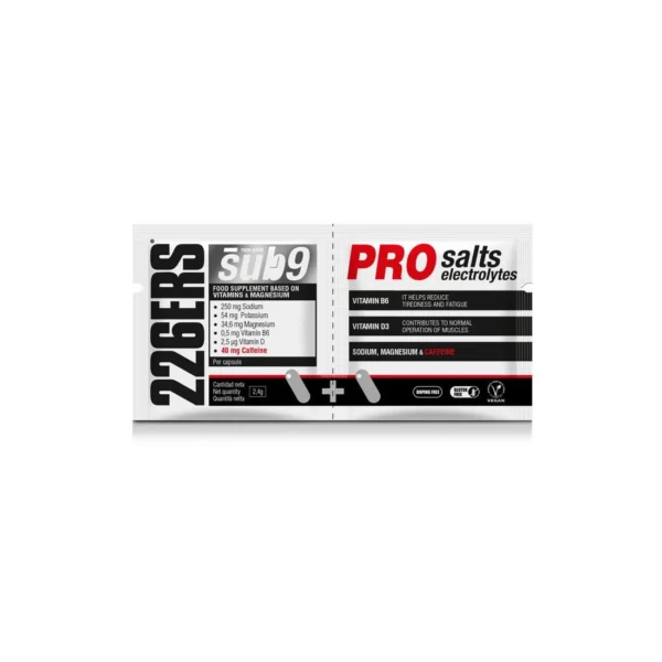 226ERS SUB9 PRO SALTS ELECTROLYTES Salts and Electrolytes with Caffeine 2 Capsules