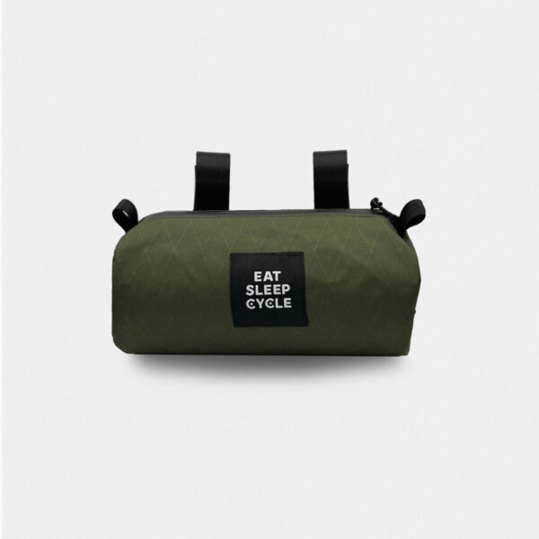 Eat Sleep Cycle Handlebar Bag Green 1