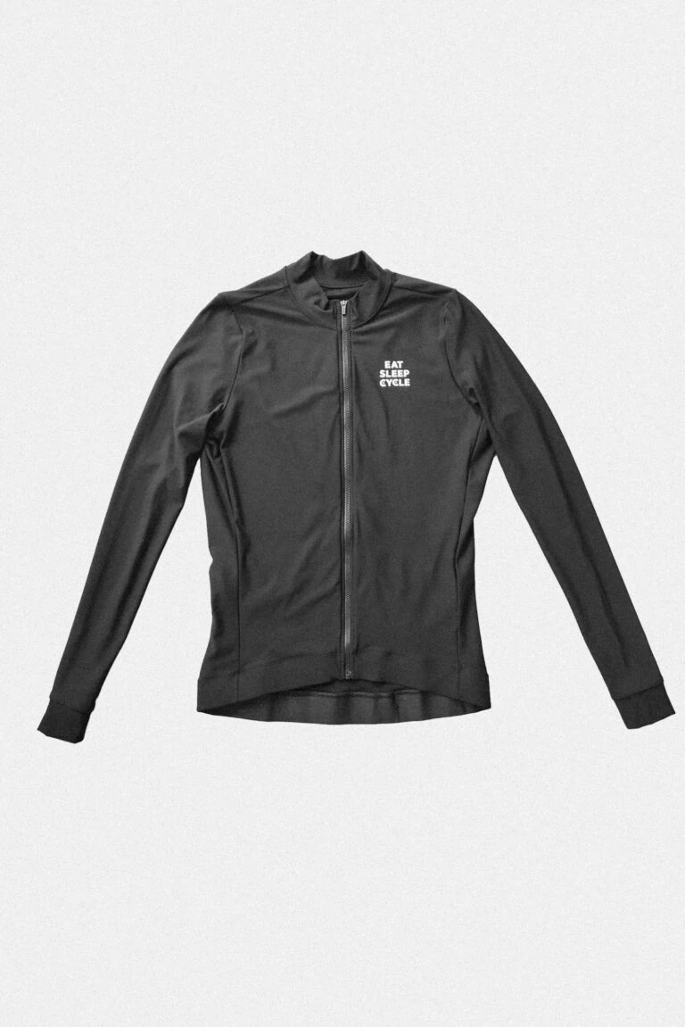 Eat Sleep Cycle Women Long Sleeve Jersey - Nero