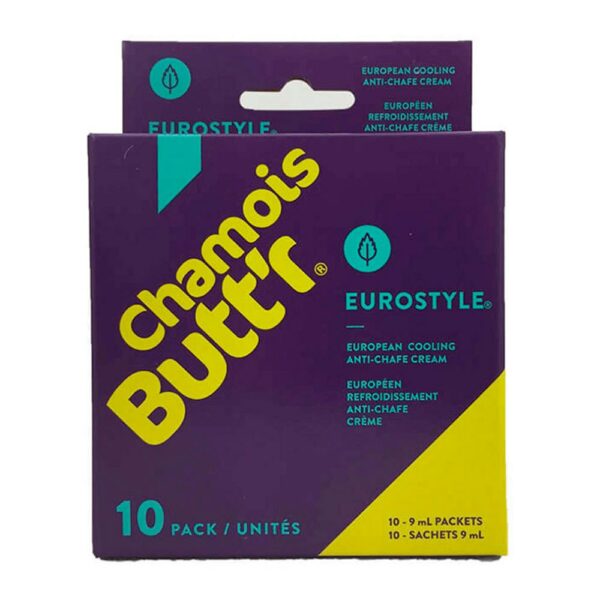 chamois buttr crema eurostyle anti chafe 9ml x 10 units