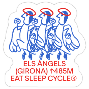 Eat Sleep Cycle Climbs Sticker