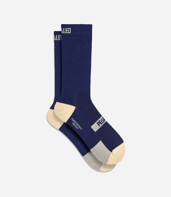 cycling socks navy element front pedaled 1 scaled