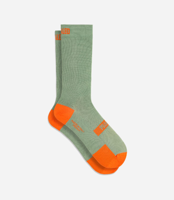 cycling socks olive green element front pedaled scaled