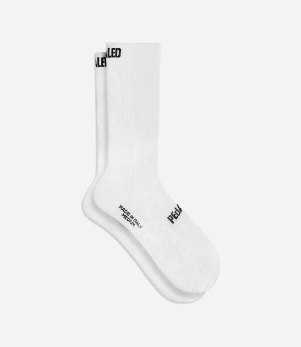 cycling socks white element front pedaled scaled