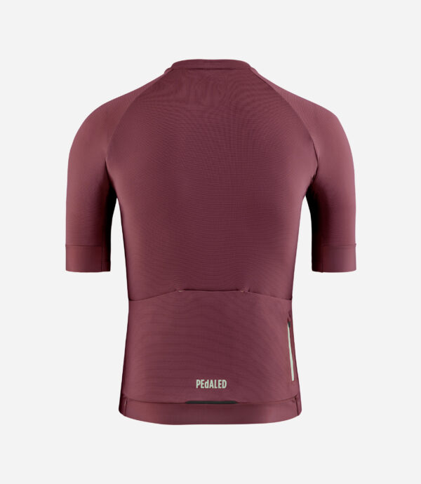men cycling lightweight jersey burgundy element back pedaled 1 scaled