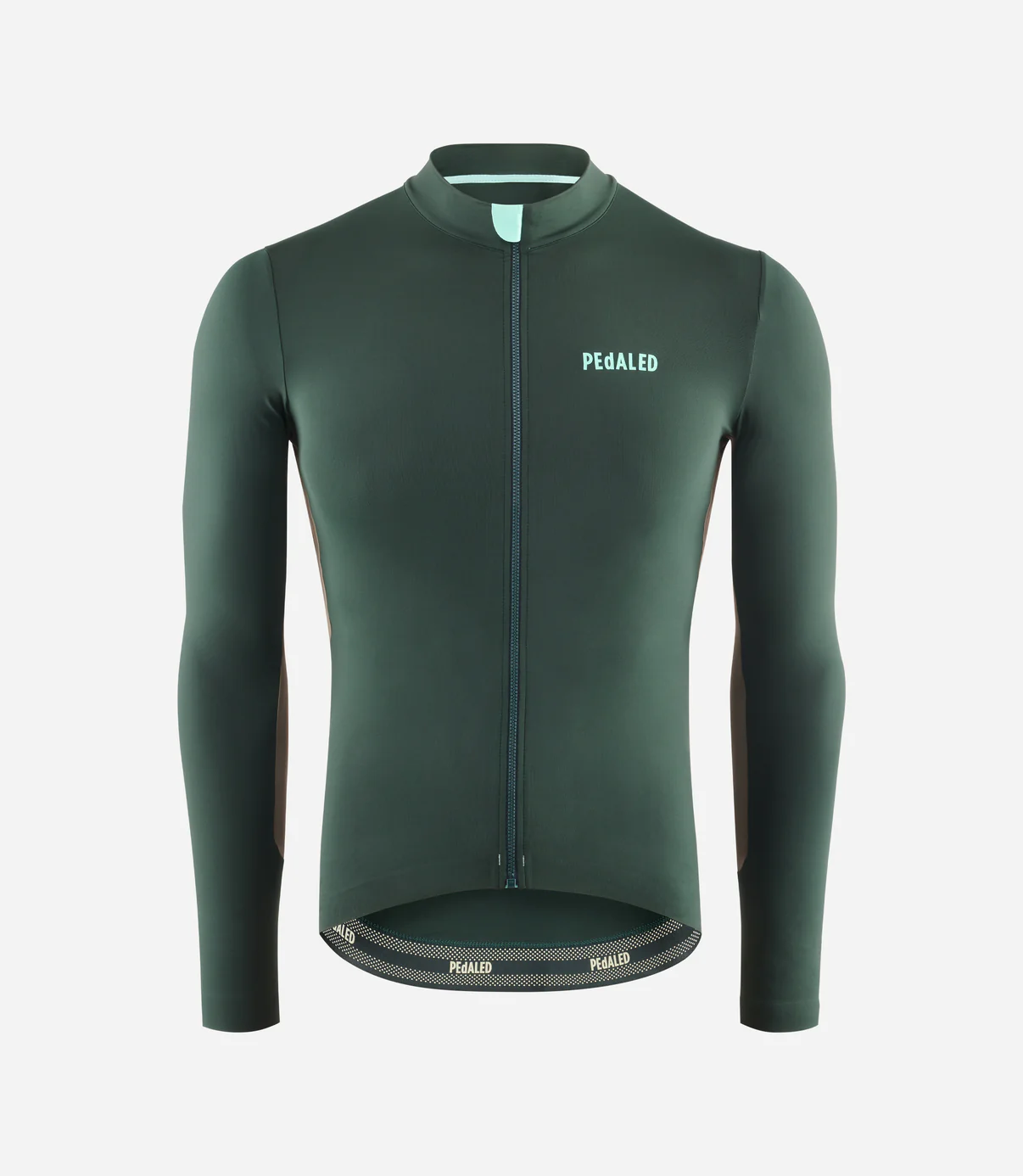 PEdALED Element LS Jersey Green Men