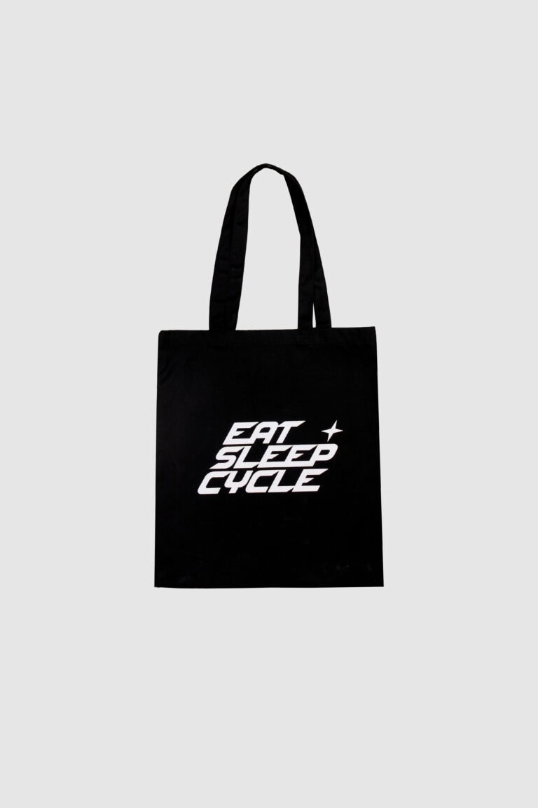 Eat Sleep Cycle Speed Logo Tote Bag