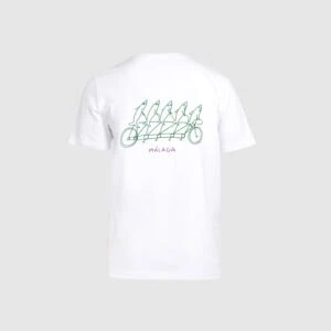 Málaga Espeto White Unisex T-shirt