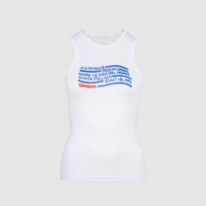 Camiseta interior Eat Sleep Cycle Peaks para mujer